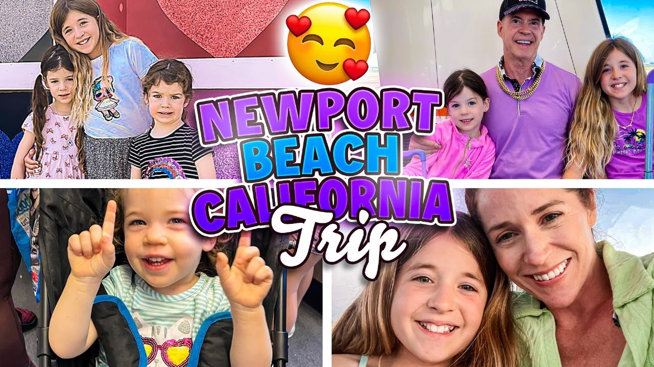 Owoc Family Travel Vlog ☀️ Newport Beach, California!