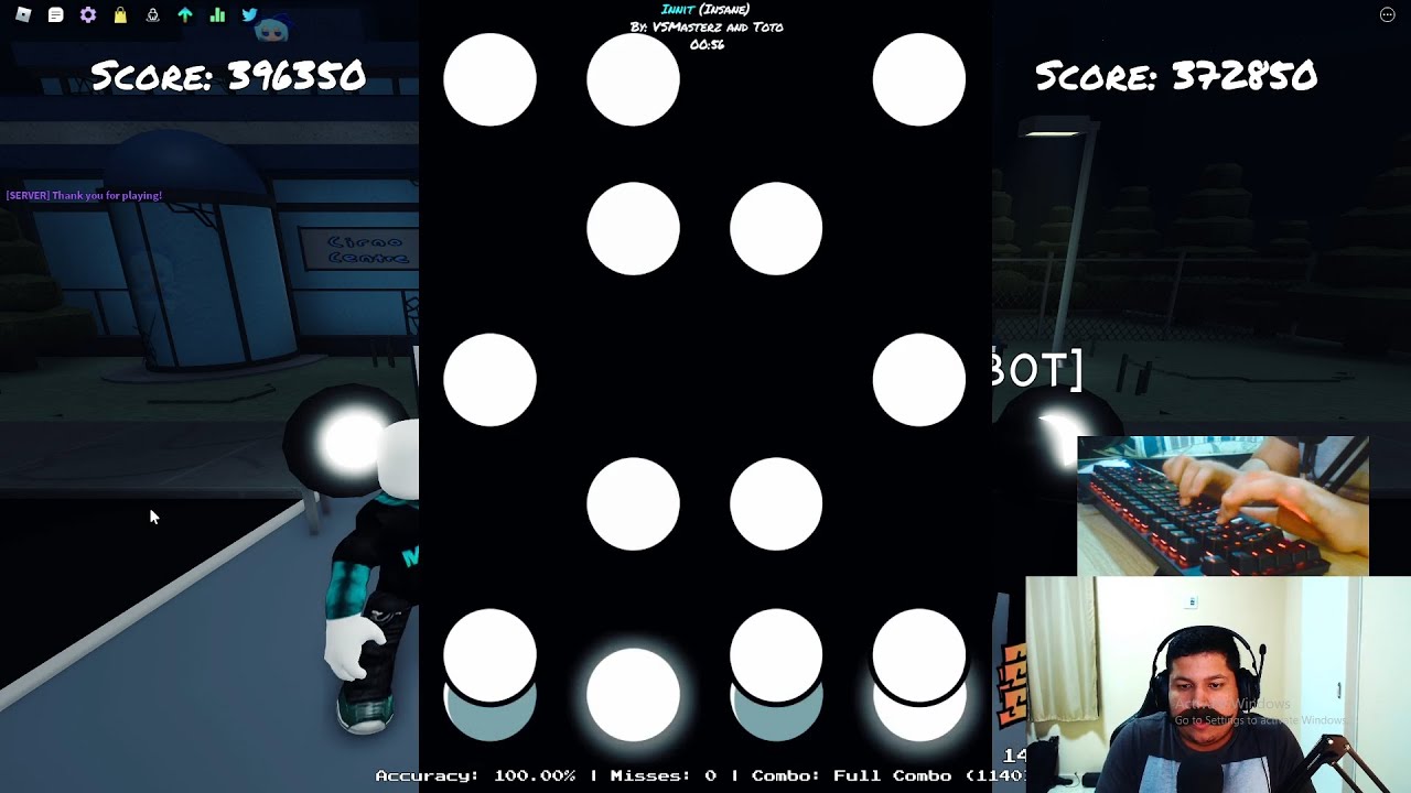FIRST EVER PFC ON THE NEW HARD SONG AGAINST THE BOT ! Roblox Funky Friday
