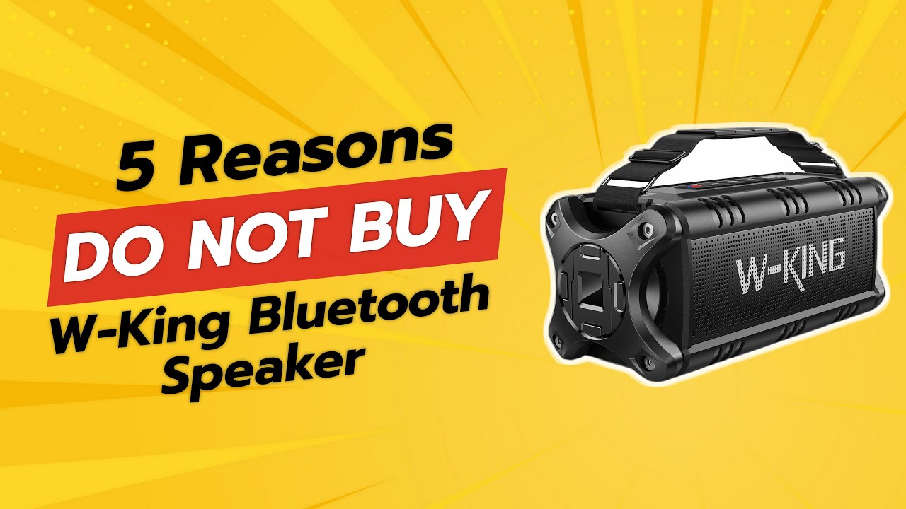 W-KING Bluetooth Speaker | 5 Reasons NOT to Buy! 🚫🔊