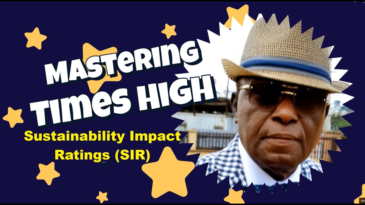 Module 12 Lesson 3  Mastering Times Higher Ed  Sustainability Impact Ratings by Peter A  Okebukola