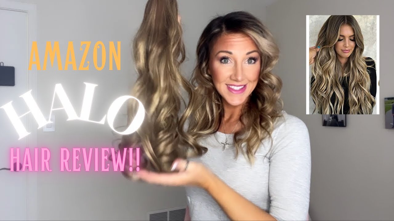 Amazon Halo Hair Extension Review!!