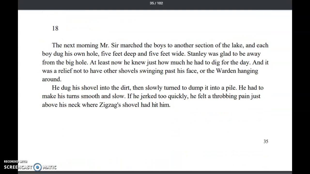 Holes Ch. 16-20 Part 1