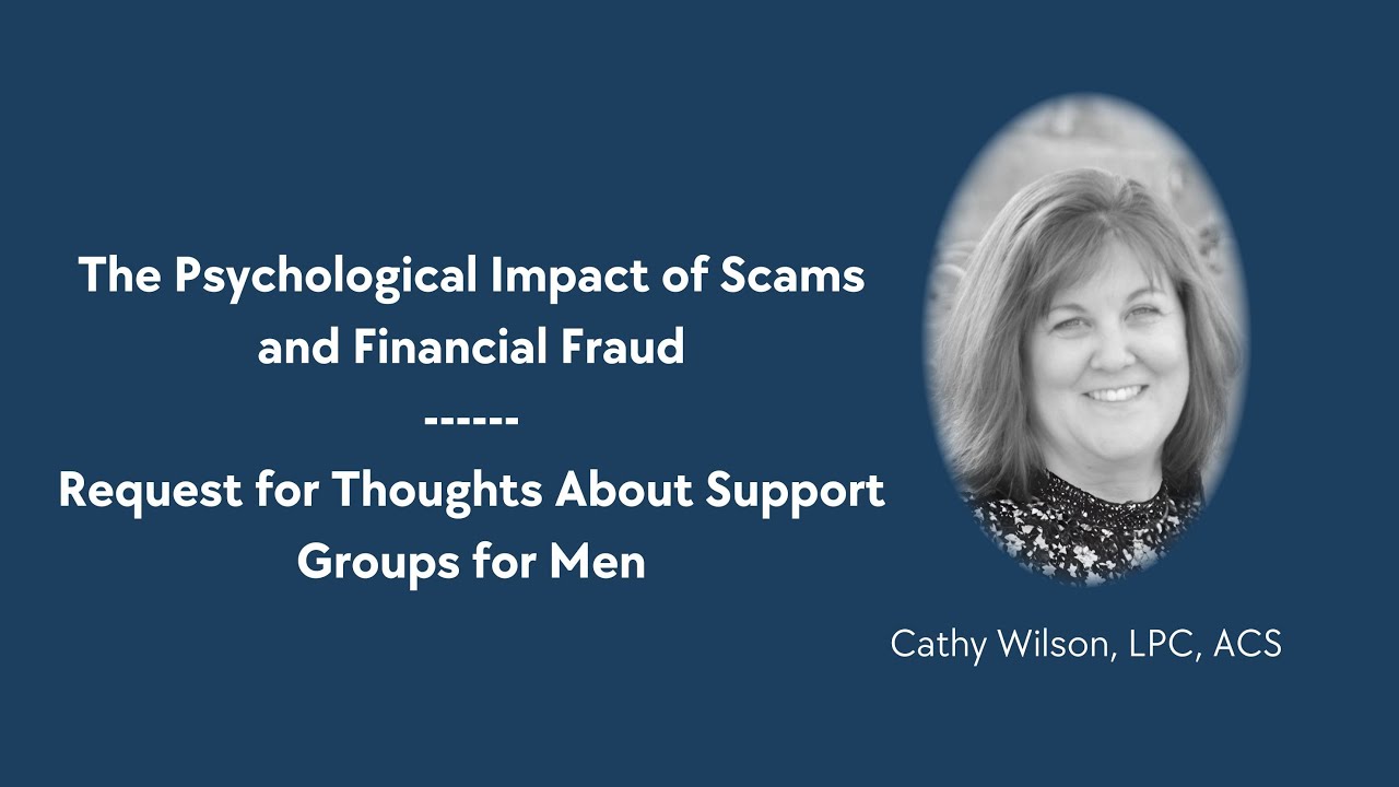 Thoughts About Men's Support Groups