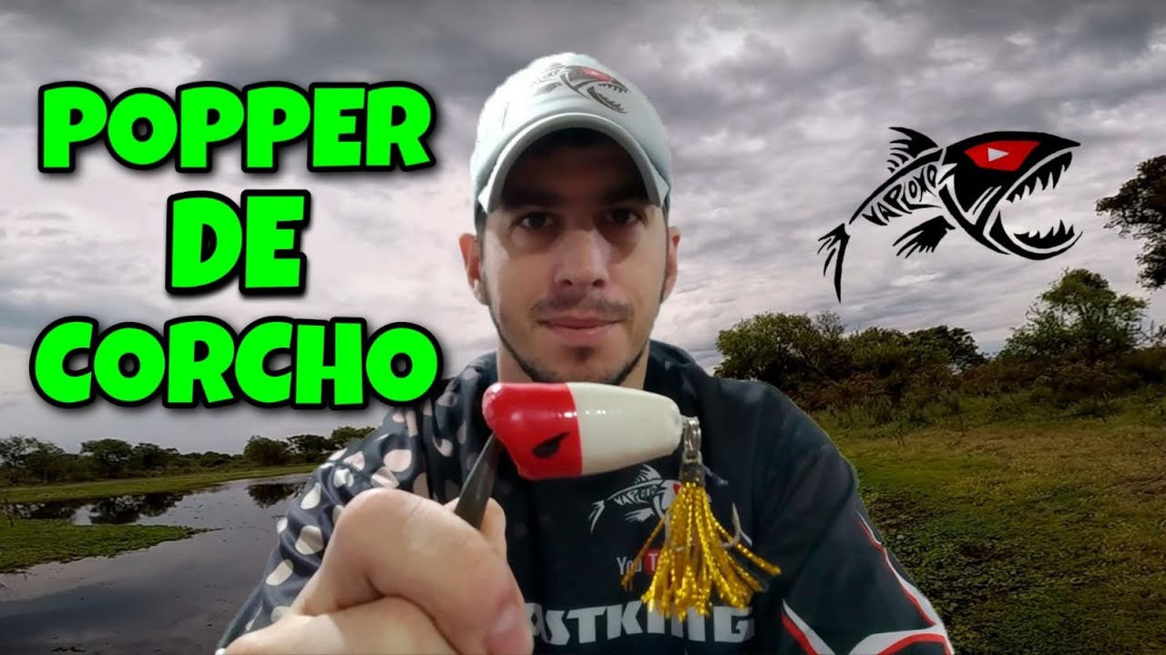 Señuelo Popper Casero con Corcho Super Facil