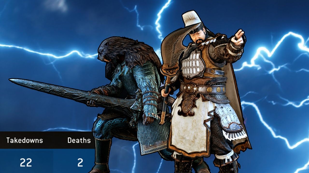 Как в For Honor вытащить персонажа, играя за Хэви, с большим запасом.