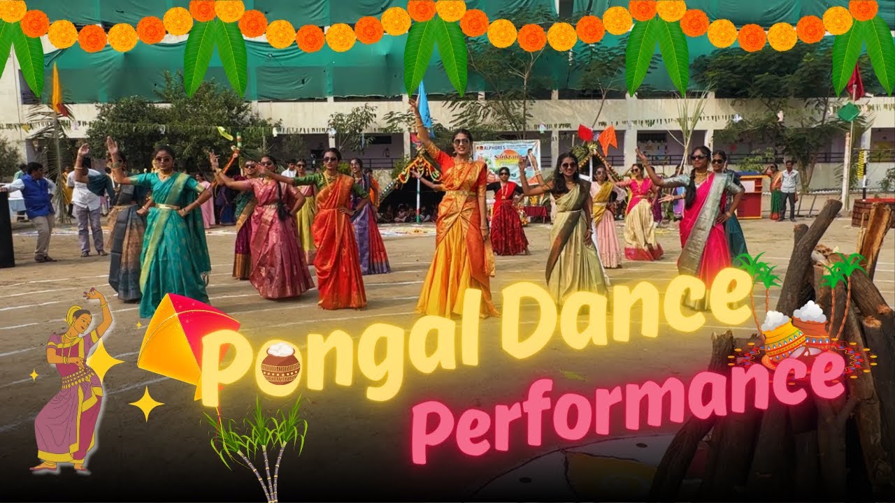 Traditional Pongal Dance Performance by ASIS Students | Festive Vibes & Cultural Celebration 🌾