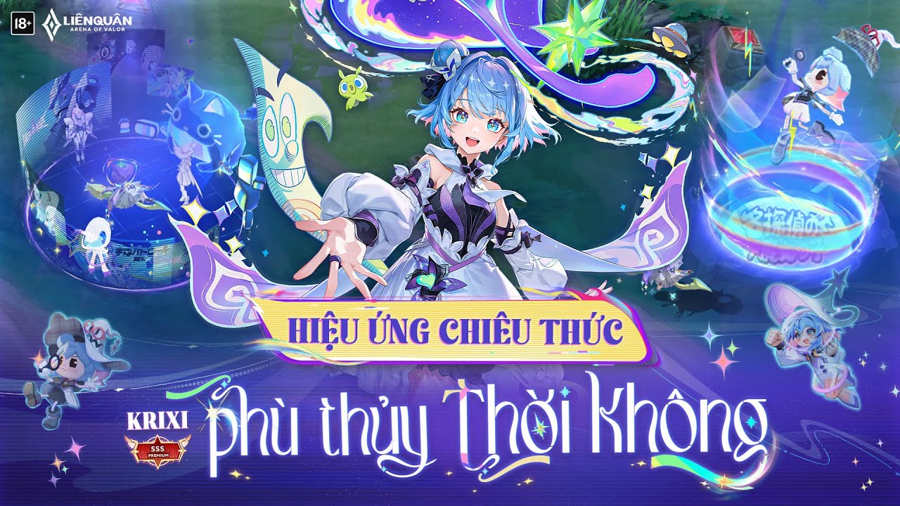 HIỆU ỨNG CHIÊU THỨC - KRIXI PHÙ THỦY THỜI KHÔNG - Garena Liên Quân Mobile