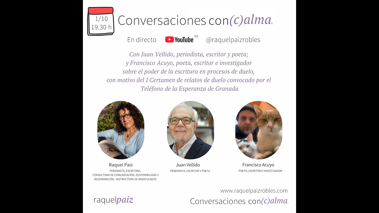 Conversaciones Con (c)alma: Raquel Paiz, Juan Vellido y Francisco Acuyo