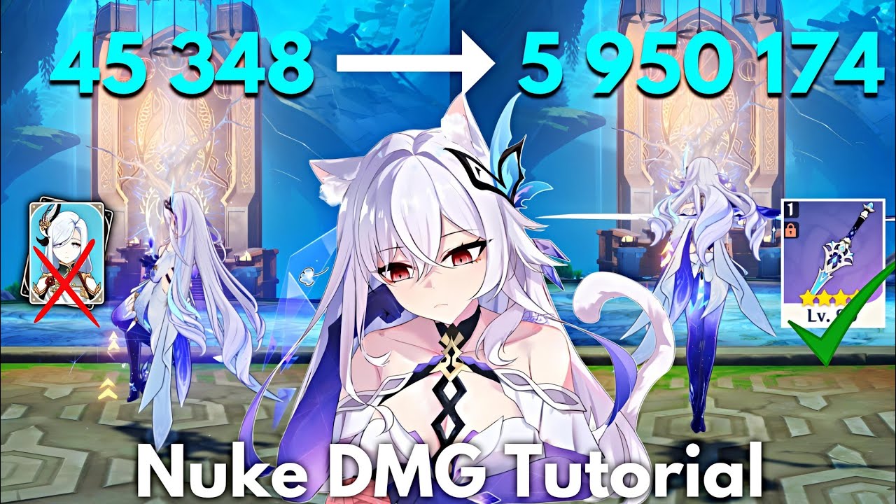 F2P Skirk 6M Nuke Dmg Tutorial!! Genshin Impact