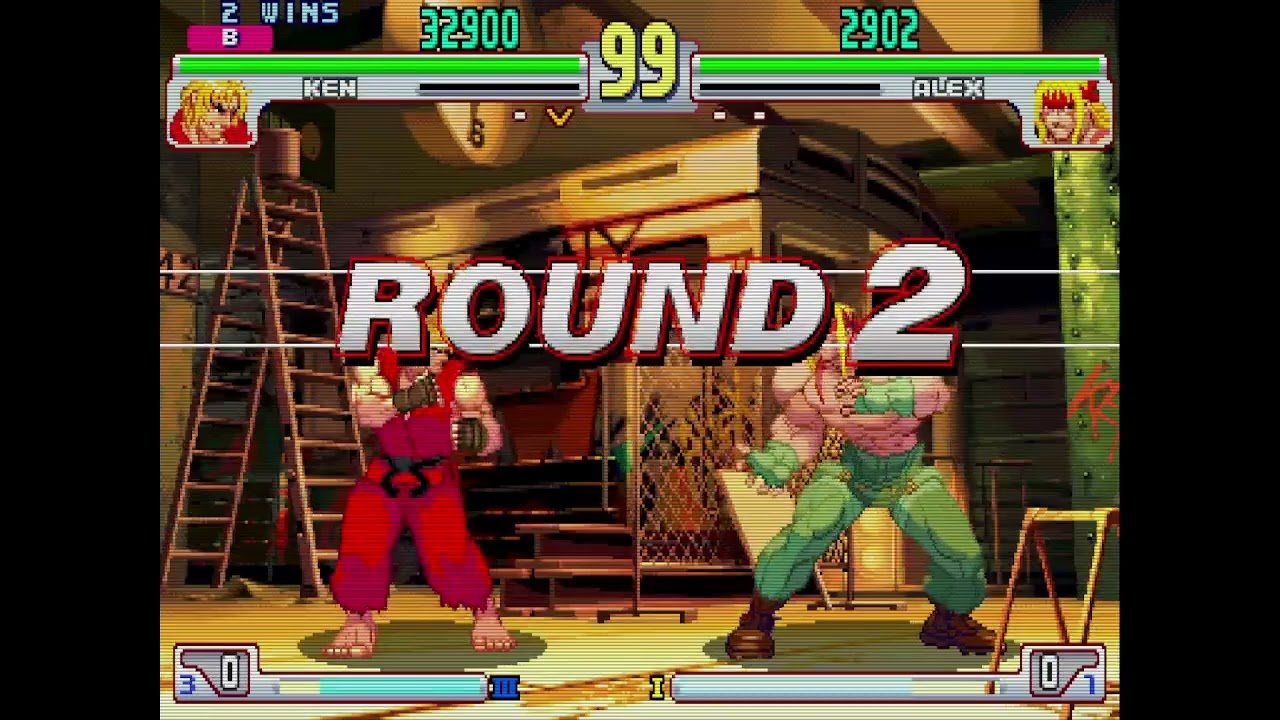 Street Fighter III: 3rd Strike - Ken vs. Alex 3