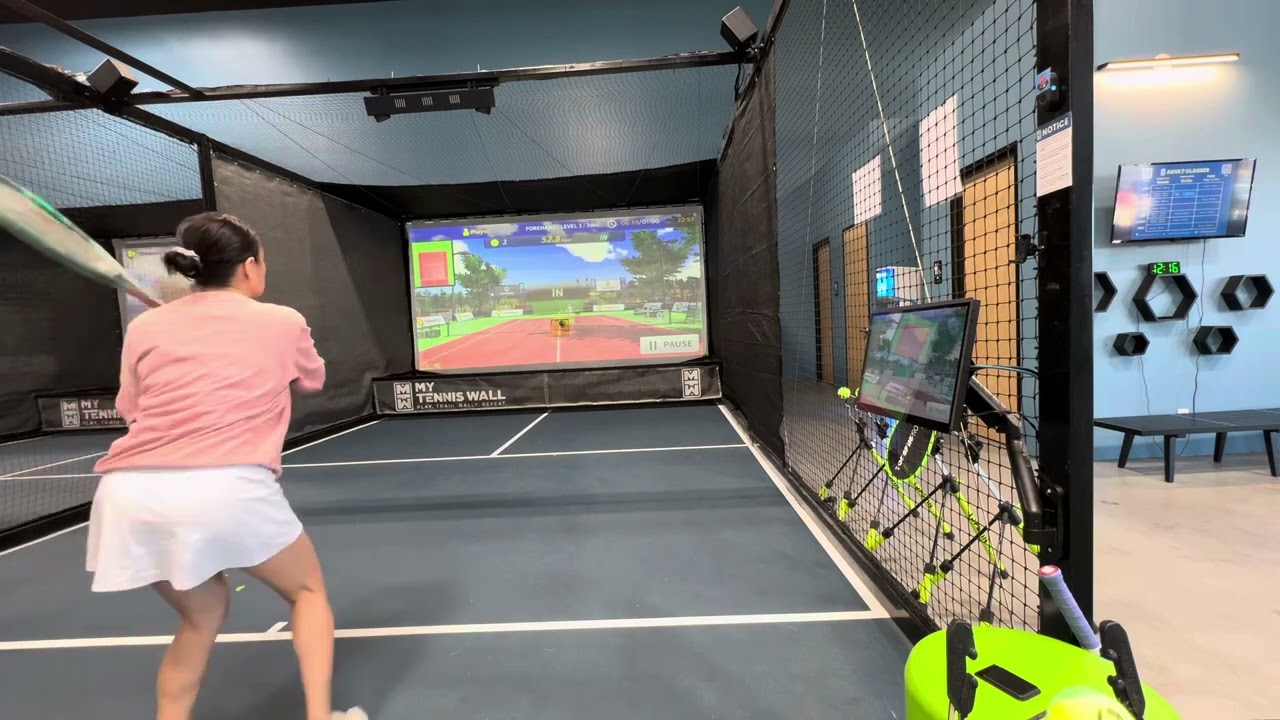 How easy it is to play at My Tennis Wall