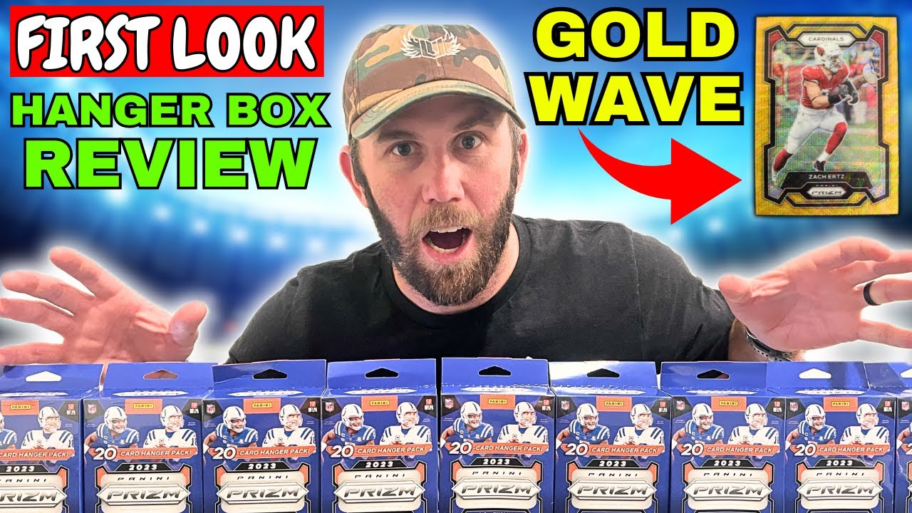 WE HIT GOLD!!! 2023 PRIZM FOOTBALL HANGER BOX (WALMART)