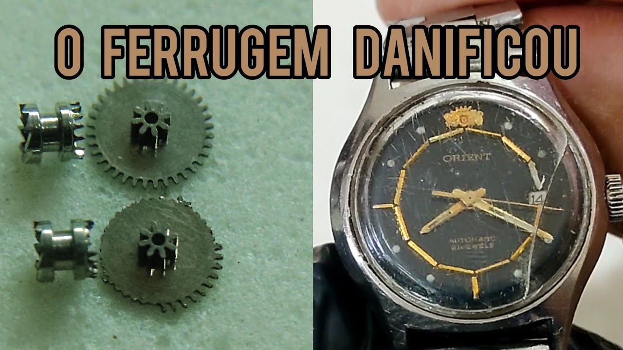 FERRUGEM  DANIFICOU RODAS - ORIENT 49741 - @ferraresibits @mundodarelojoaria