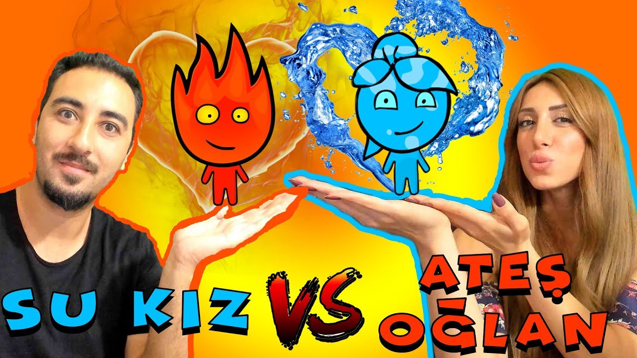 ATEŞ OĞLAN  SU KIZ'A AŞIK OLDU !  🔥♥️💧 | Fire boy and Water girl