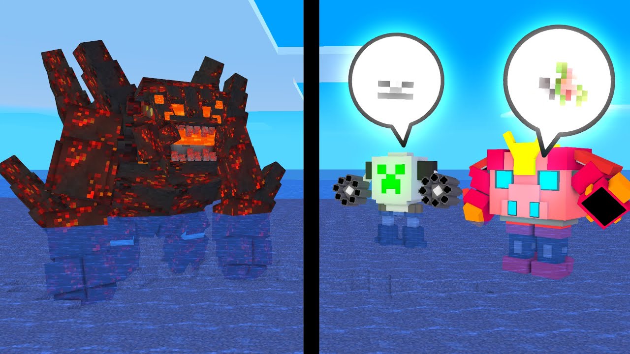 BREWING MINECRAFT ROBOT  PACIFIC RIM CHALLENGE - MONSTER SCHOOL