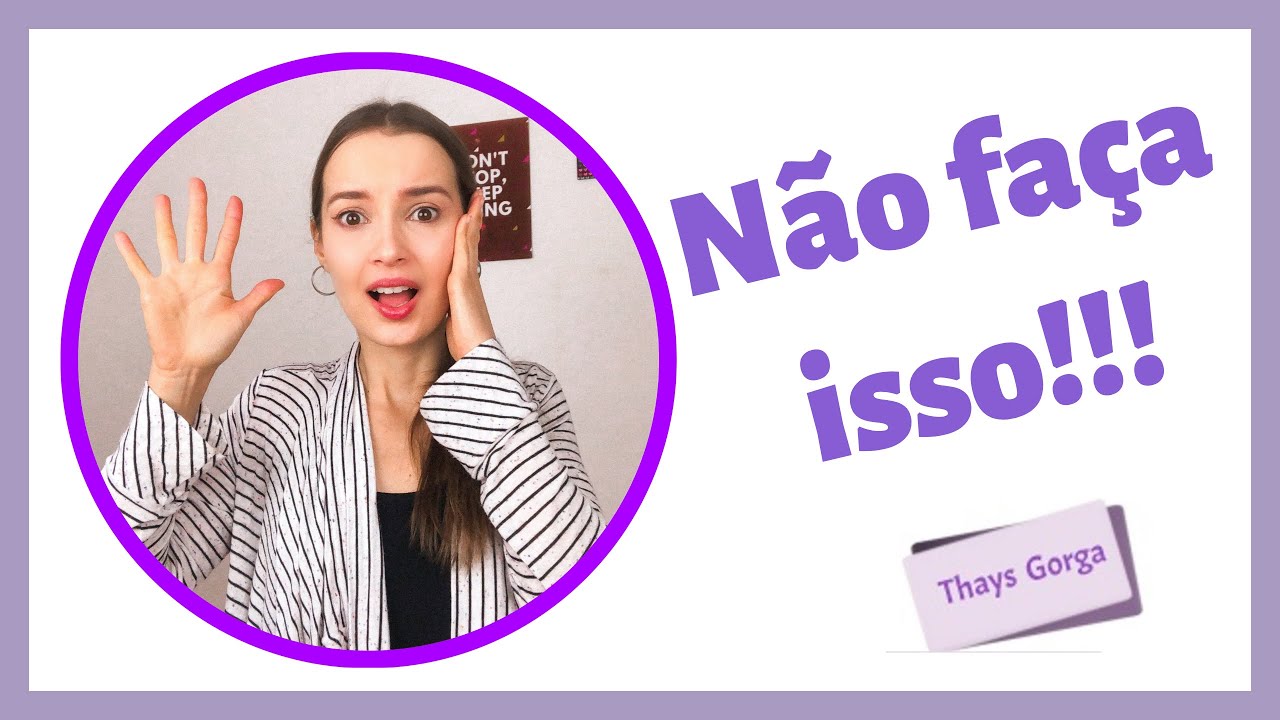 5 Grandes erros que um ator não deve cometer!