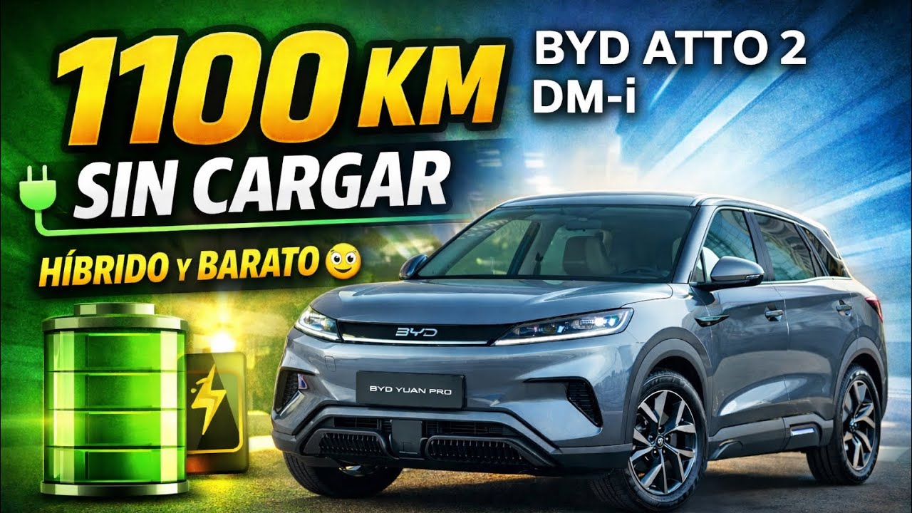 BYD ATTO 2 en Argentina 🇦🇷 ¿El SUV híbrido que hace 1.100 KM y cambia el mercado?
