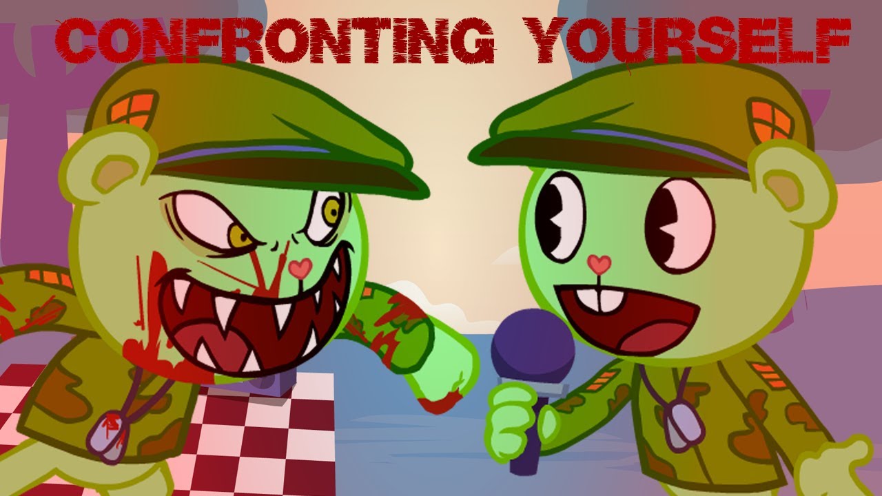 Confronting Yourself but fliqpy and flippy they sing it (Happy Tree Funkers) Happy Tree Friends FNF