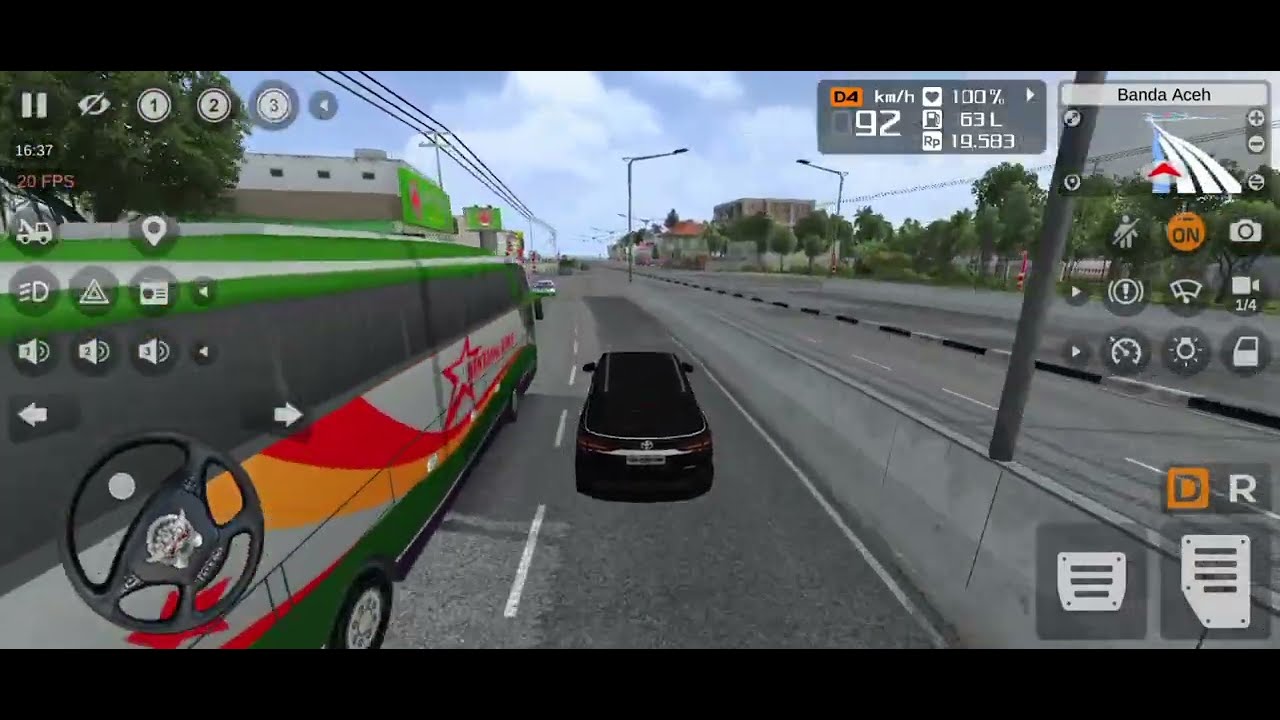 NEW BLACK FORTUNER DIVER BUS SIMULATOR INDONESIA #youtubesearch #newtrucksimulator #youtubesearch 