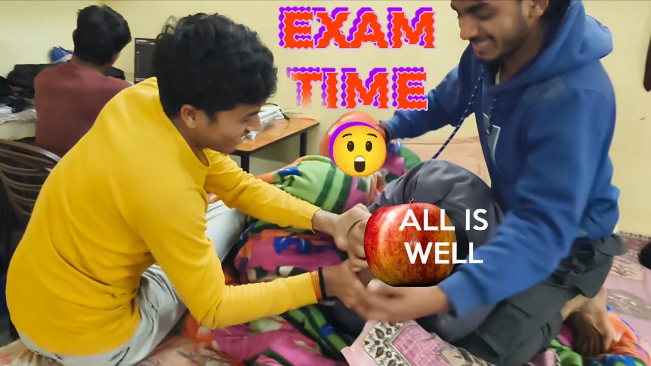 Hostel M Exam ka क्या माहोल है ? #exam #hostellife #minivlog 