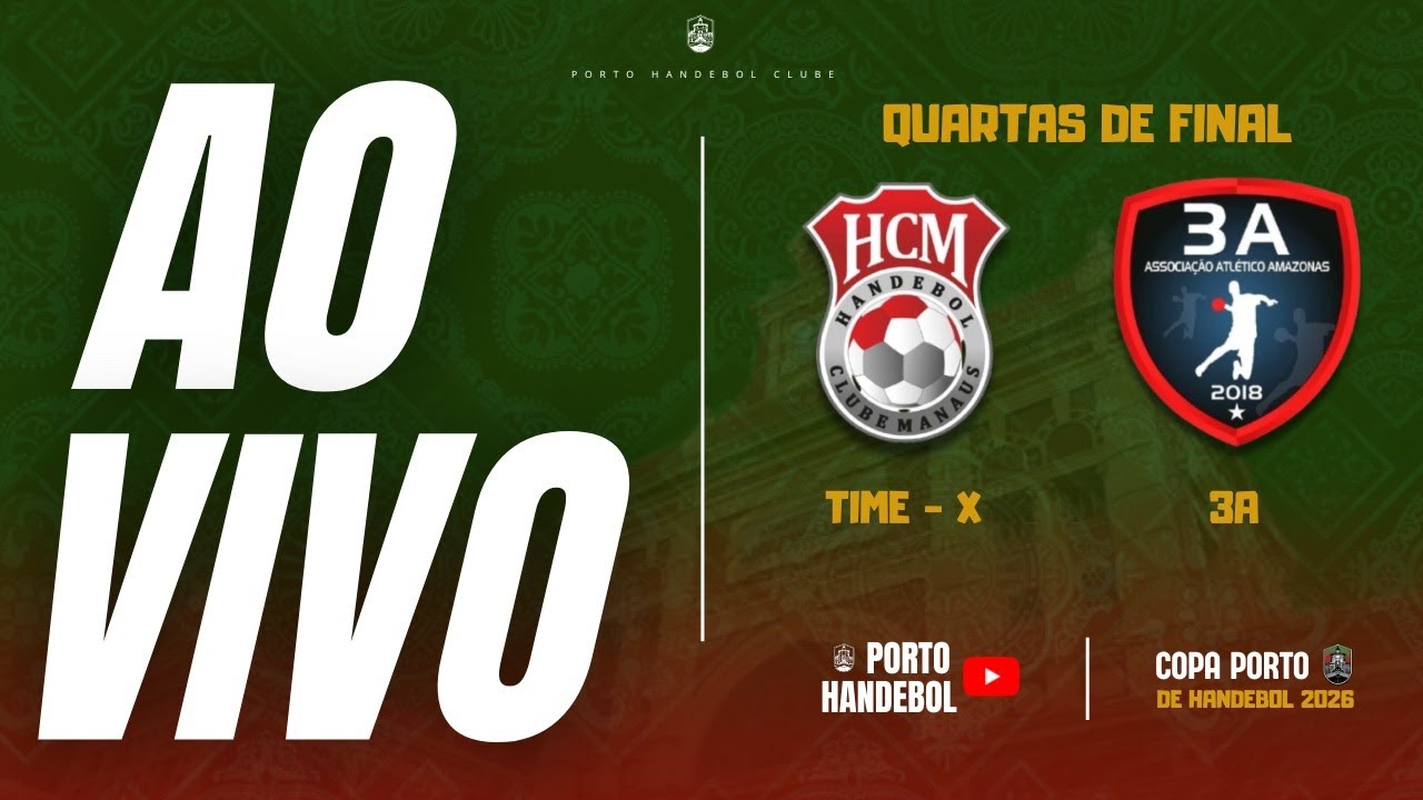 🔴AO VIVO🔴 | COPA PORTO DE HANDEBOL - 2026  | PRIMEIRA FASE | HCM - X  X  3A