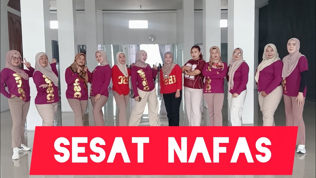 SESAT NAFAS - NATASYA SHINE | Koreo By NHSC Nurul Wulan Sari | Senam Kreasi Terbaru SENAM NHSC