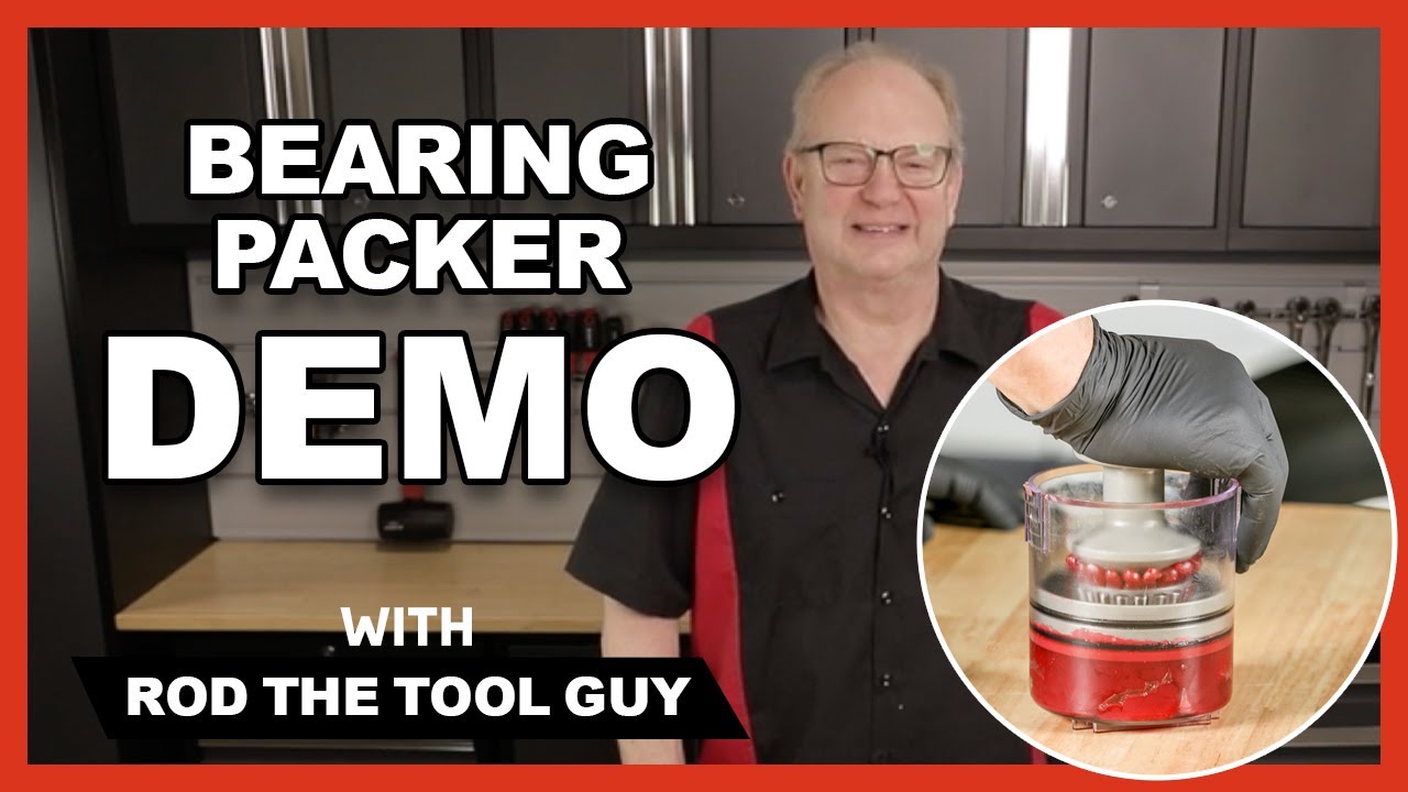 Rod the Tool Guy shows you how to easily pack and flush bearings ⚙️ with ARES 54035 & 54036