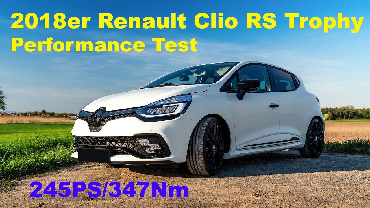 Renault Clio RS Trophy Performance Test - Serie vs. Chiptuning