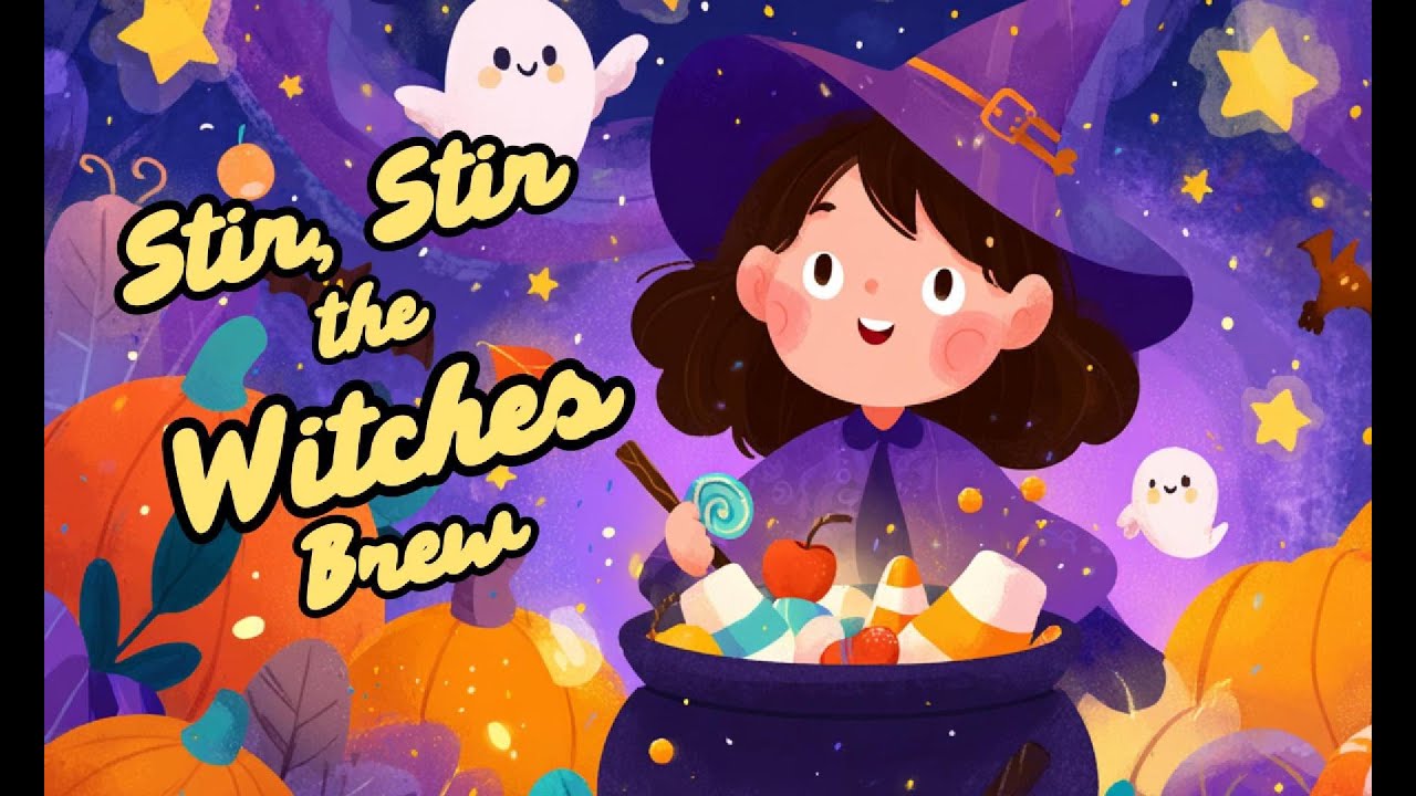 👻 Make a Happy Witches&rsquo; Brew! Spooky-Cute Halloween Music for Kids! Stir the Witches Brew