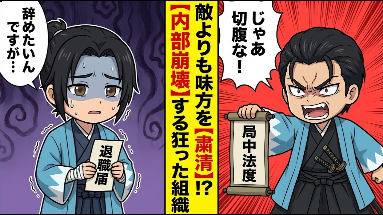 【デスゲーム】離職率9割越え！？ 新選組・山南敬助が作った「辞めたら切腹」という狂った社則