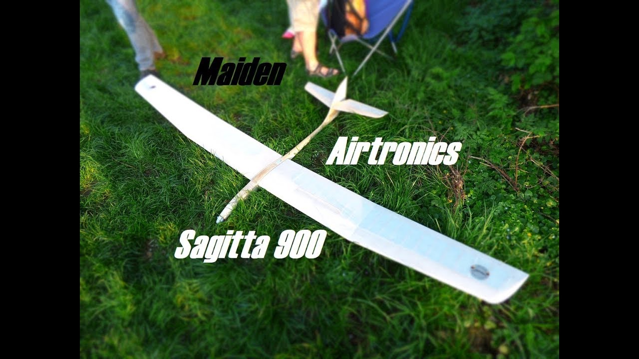 Erstflug der Sagitta 900 gebaut und geflogen von Wolfgang