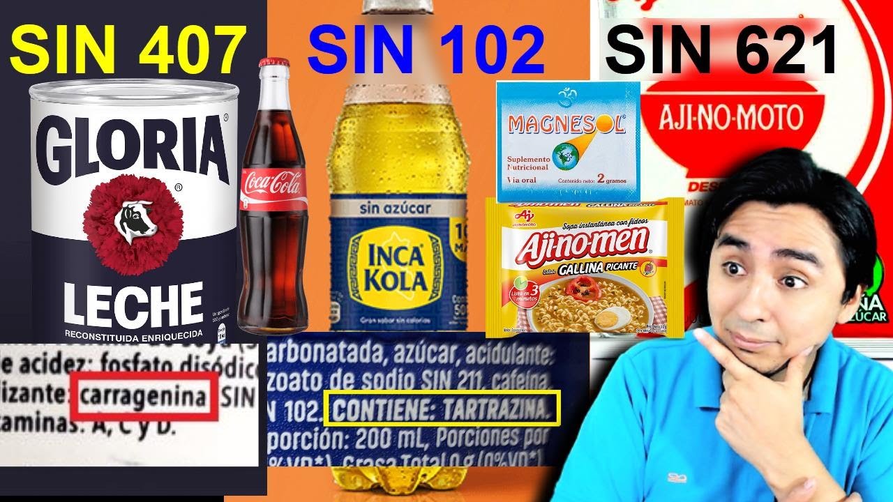 CARRAGENINA, TARTRAZINA Y GLUTAMATO MONOSÓDICO ¿Es dañino o no? El Video Definitivo