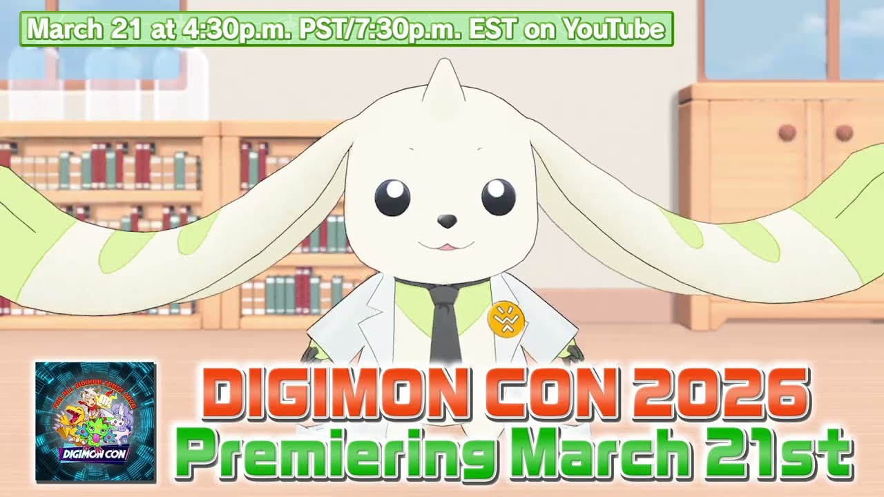 【DIGIMONCON2026 Teaser】March 21th 4:30PM PST/7:30PM EST（Digimon Official YouTube Channel）