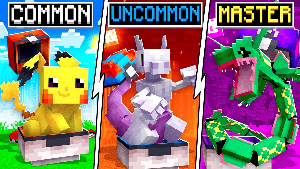 Opening Pokémon LUCKY BLOCKS in COBBLEMON