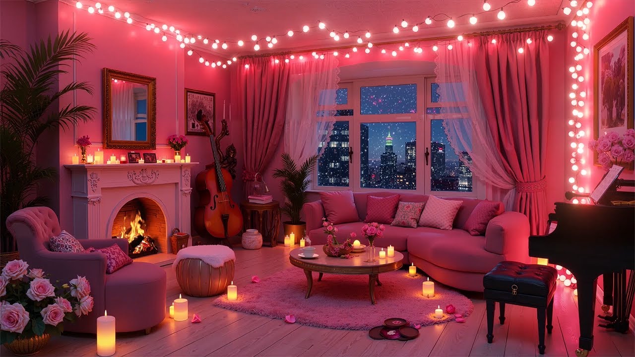 💕 A Peaceful and Intimate Valentine Evening Filled with Warm Light and Love