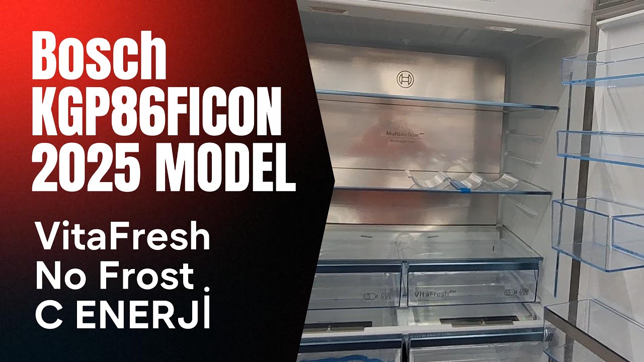Bosch Serie 8 KGP86FIC0N: Yüksek Kapasite ve Enerji Verimliliği