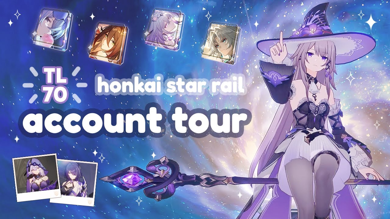 hsr account tour! (pretty girlies ♡) ˗ˏˋ💫˚⋆ cozy honkai star rail gameplay