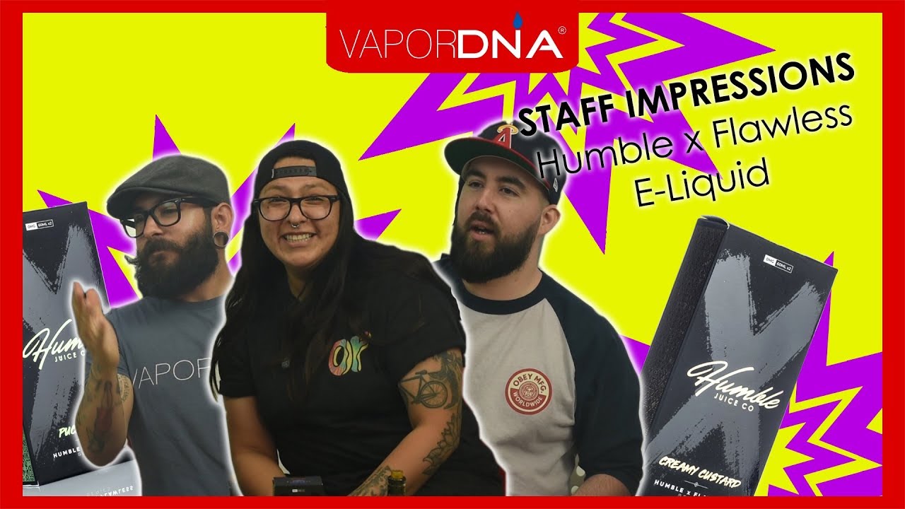 VaporDNA Staff Impressions ~ Guess That Ejuice Featuring Humble & Flawless E-Liquid