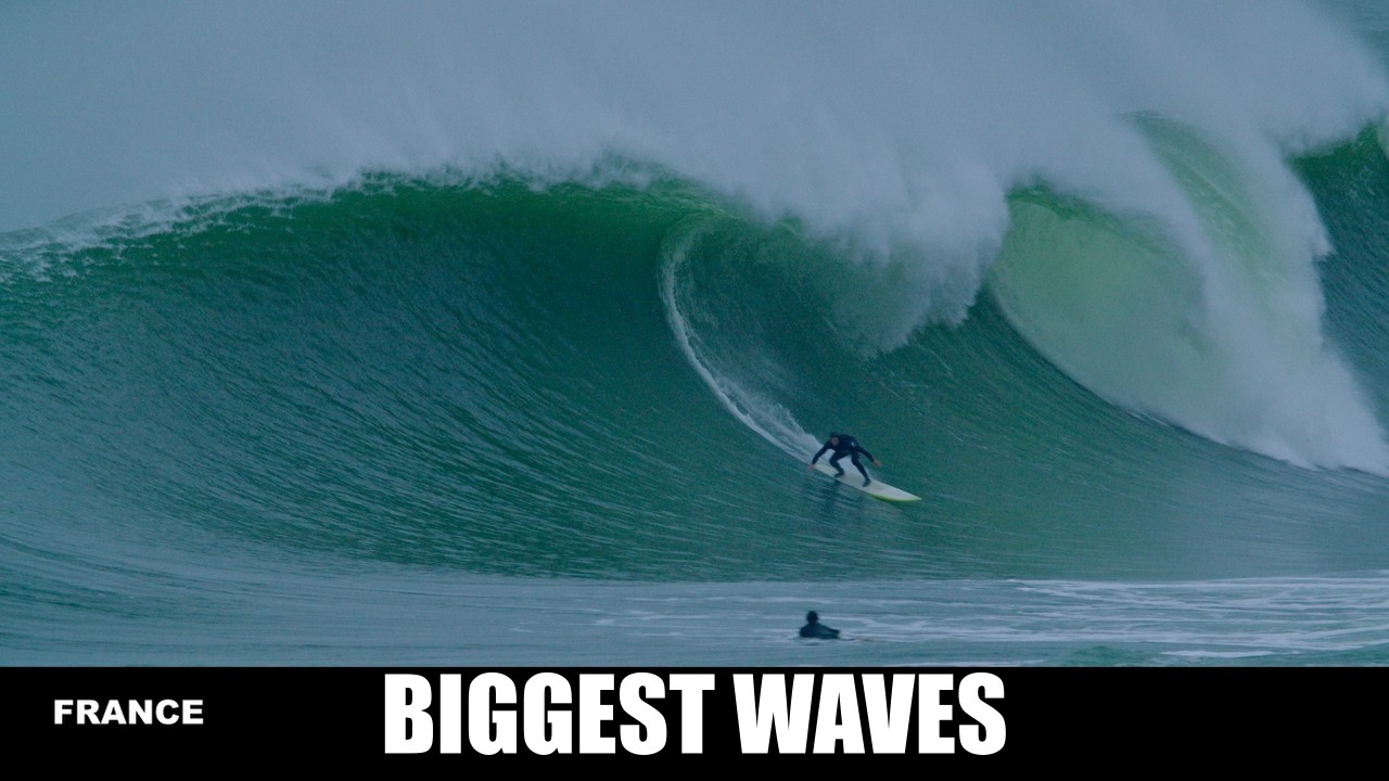 Biggest Hossegor Waves in Years, Heavy XXL Barrels Firing