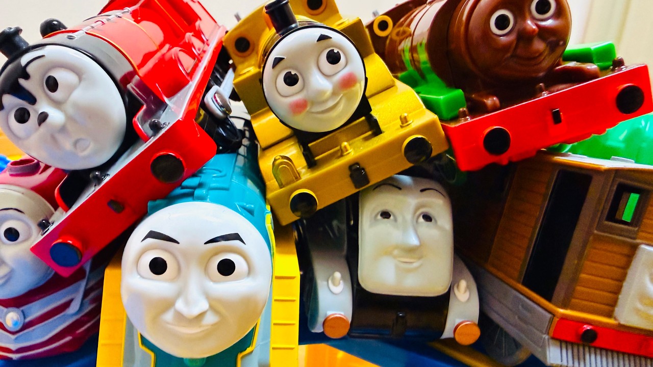 【プラレールトーマス】どきどきマウンテン＆交差ポイントレール！🚂 クラッシュ！？ハラハラ大冒険レース！Crash！？