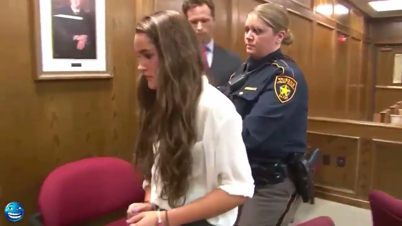 Girl in court #arrest #court #police #handcuffs #shackles #girl