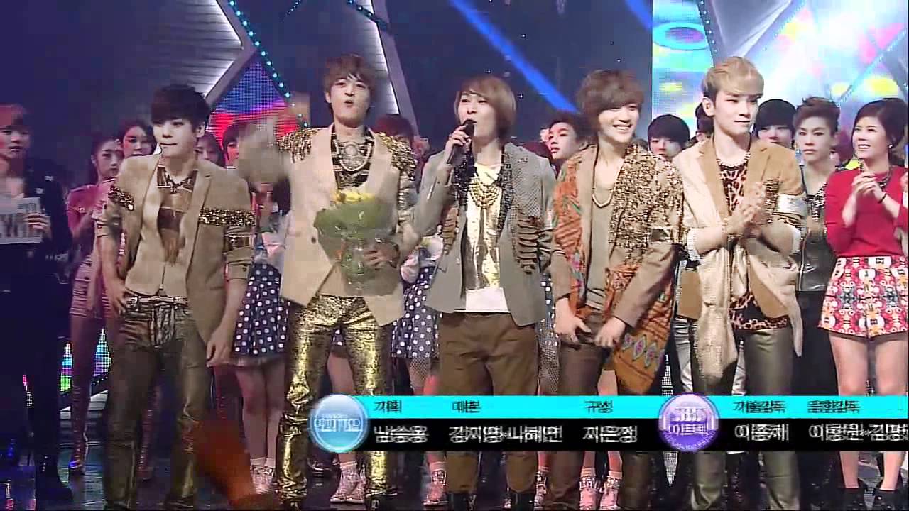 SHINee Mutizen Song @ SBS Inkigayo Популярная песня 20120401