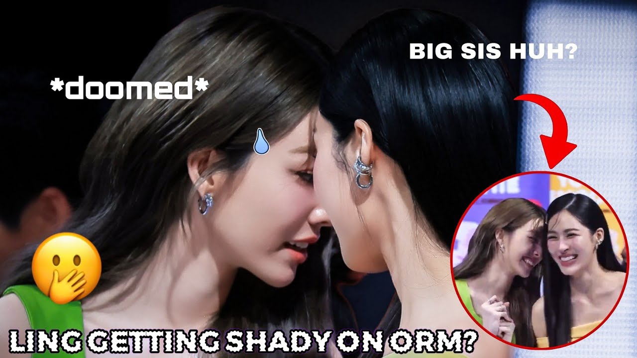 (LingOrm) LING CAN'T ACCEPT WHEN ORM CALLED HER 'BIG SIS' THING during Bite Me Healthiful event