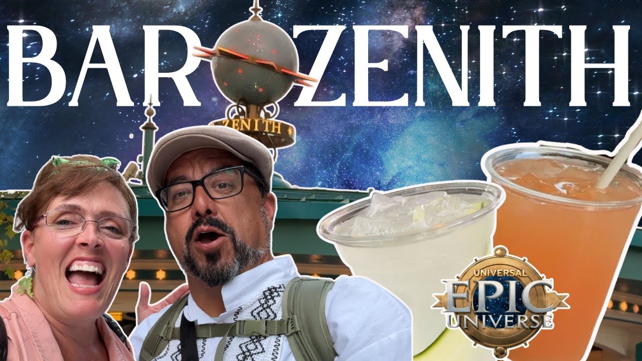 Bar Zenith at Epic Universe: Menu, Off-Menu & Bartender Picks!