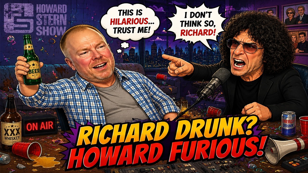 Richard Thought Showing Up Drunk Was Funny&hellip; Howard Strongly Disagreed 😬 -Howard Stern Show Gold 2026
