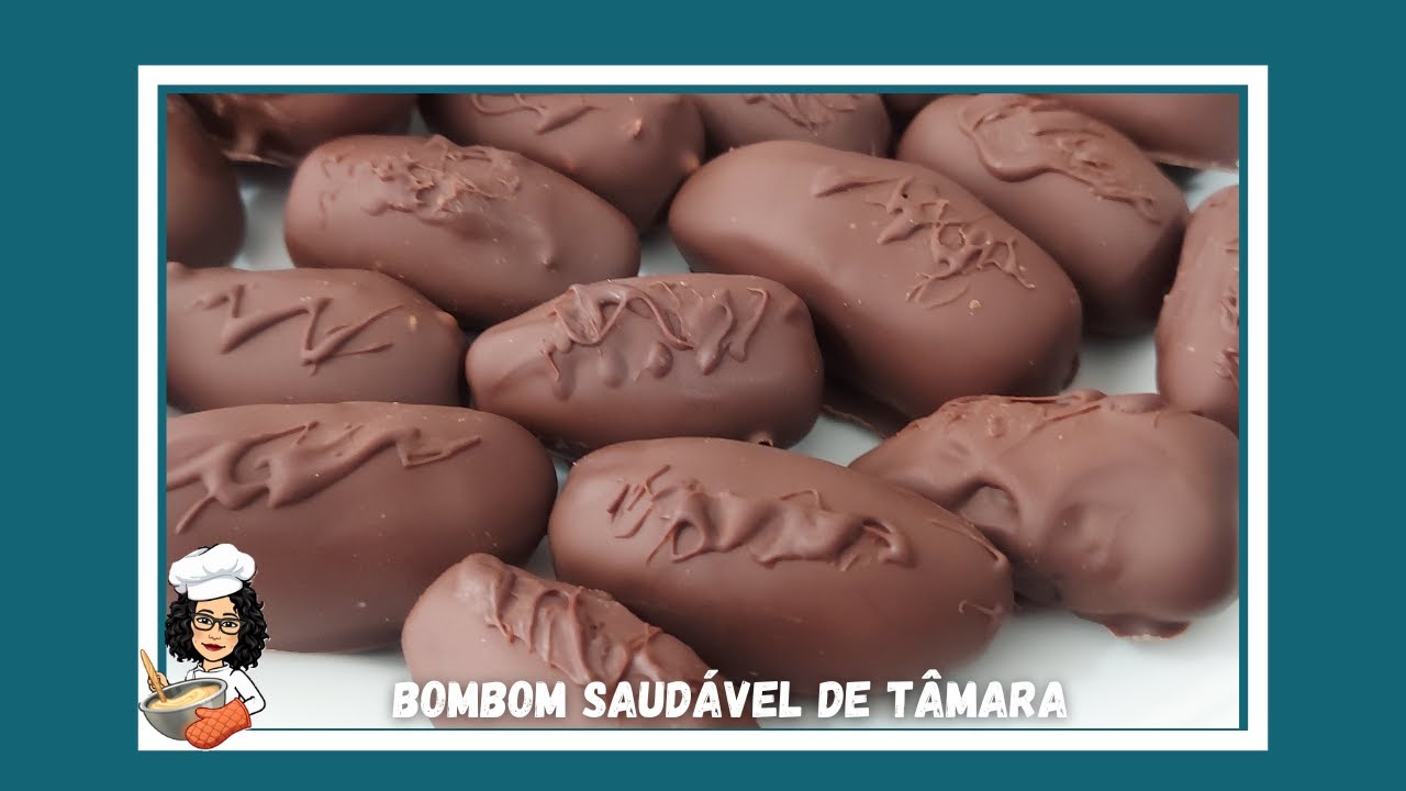 ✅ BOMBOM SAUDÁVEL DE TÂMARA RECHEADA / HEALTHY STUFFED DATE CANDY