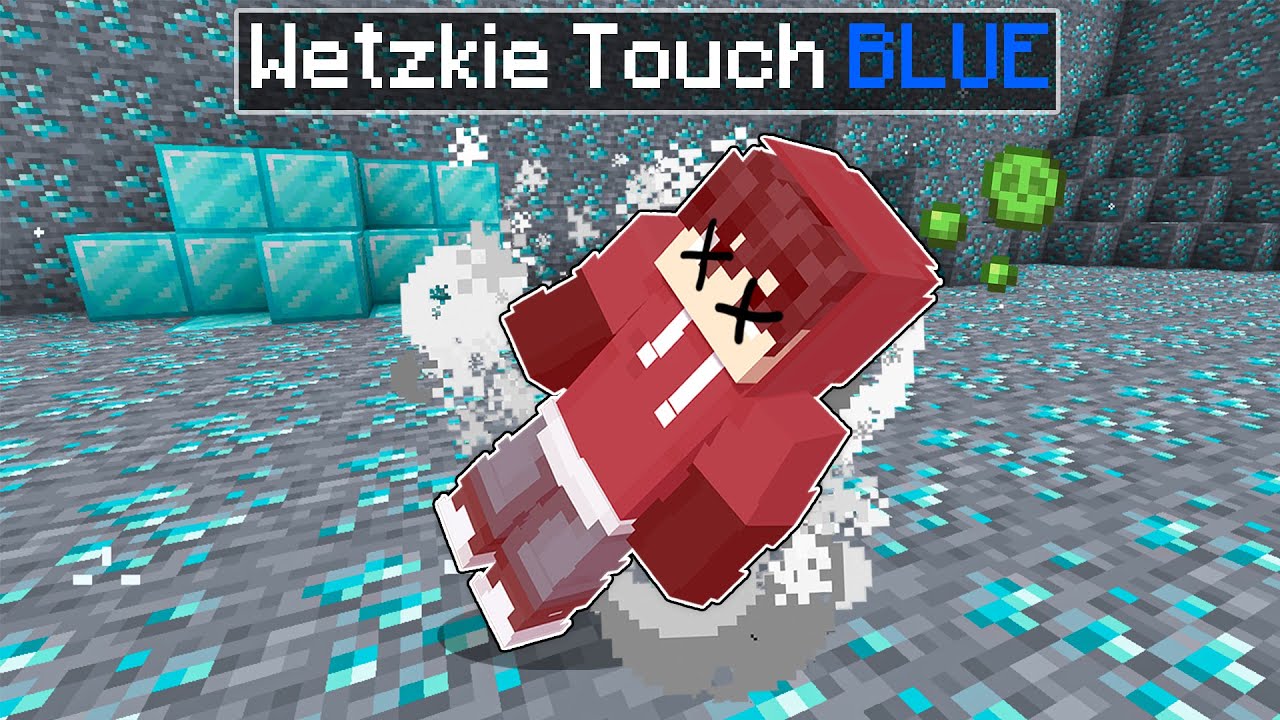 Minecraft But We CAN'T TOUCH COLOR BLUE (tagalog)