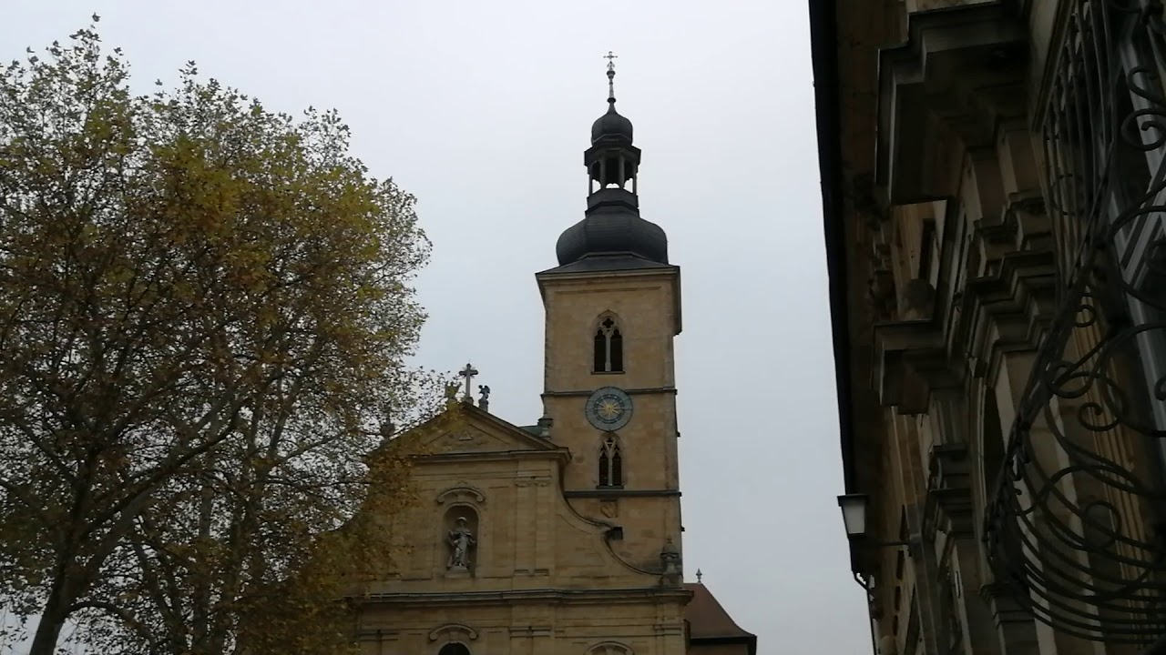 Bamberg (BA) Altstadt kath. Kirche St. Jakob: Vollgeläut