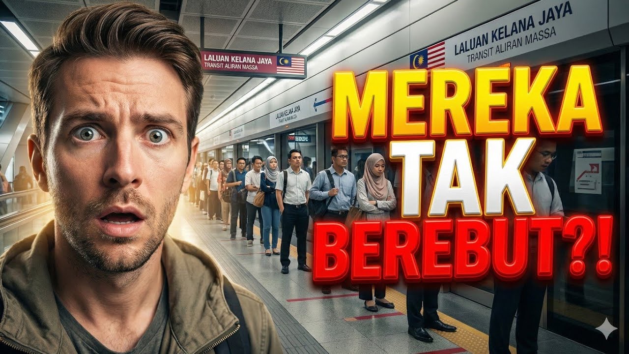 MENGEJUTKAN‼️ Budaya Naik MRT di Malaysia  Buat Negara Sebelah Terdiam😱