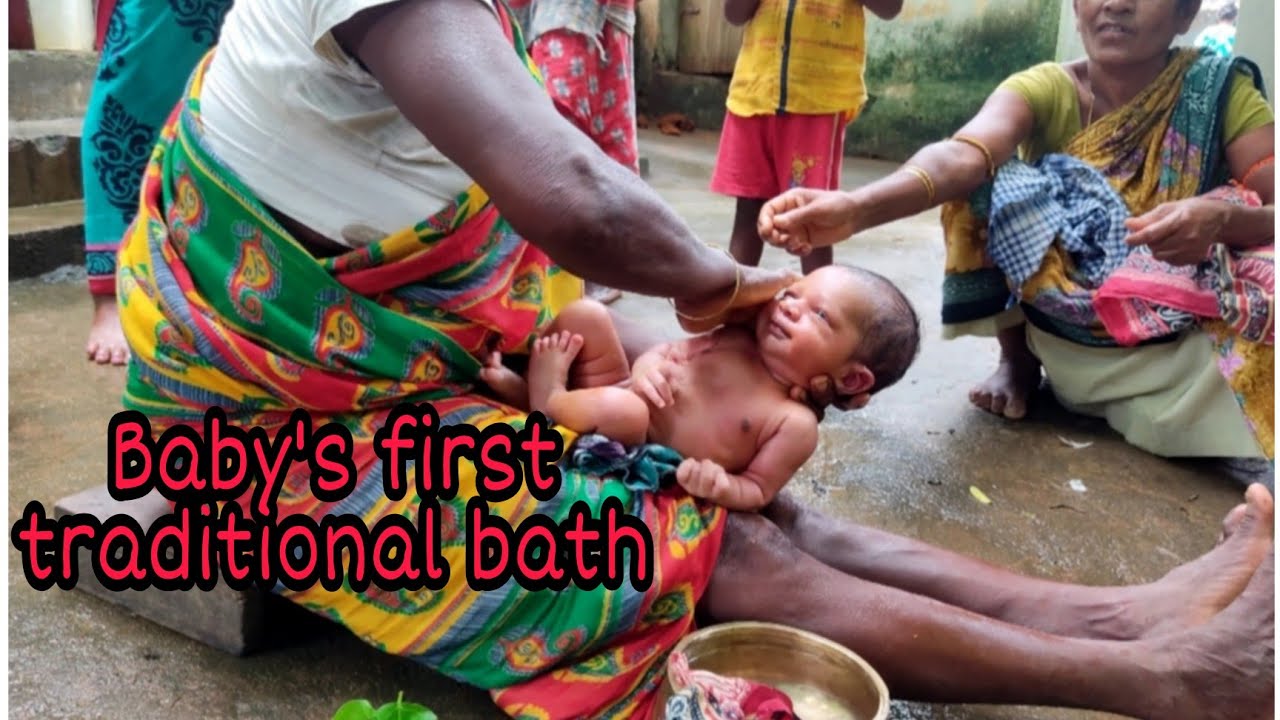 Baby's first traditional bath // Baby's first bath // village beauty & lifestyle